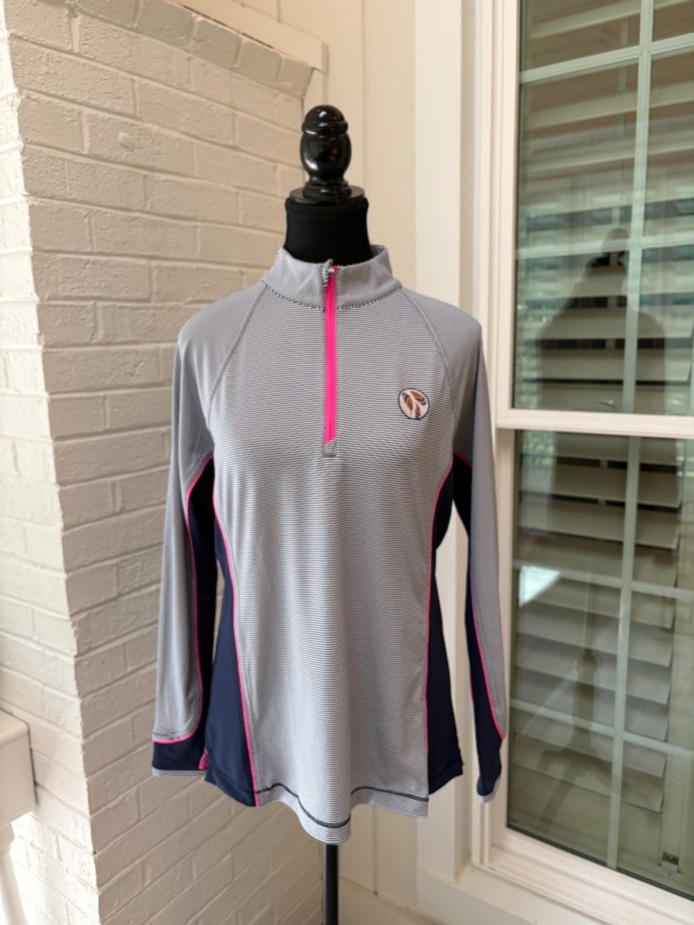 Peter Millar Women's Golf Quarter Zip Top Size Medium